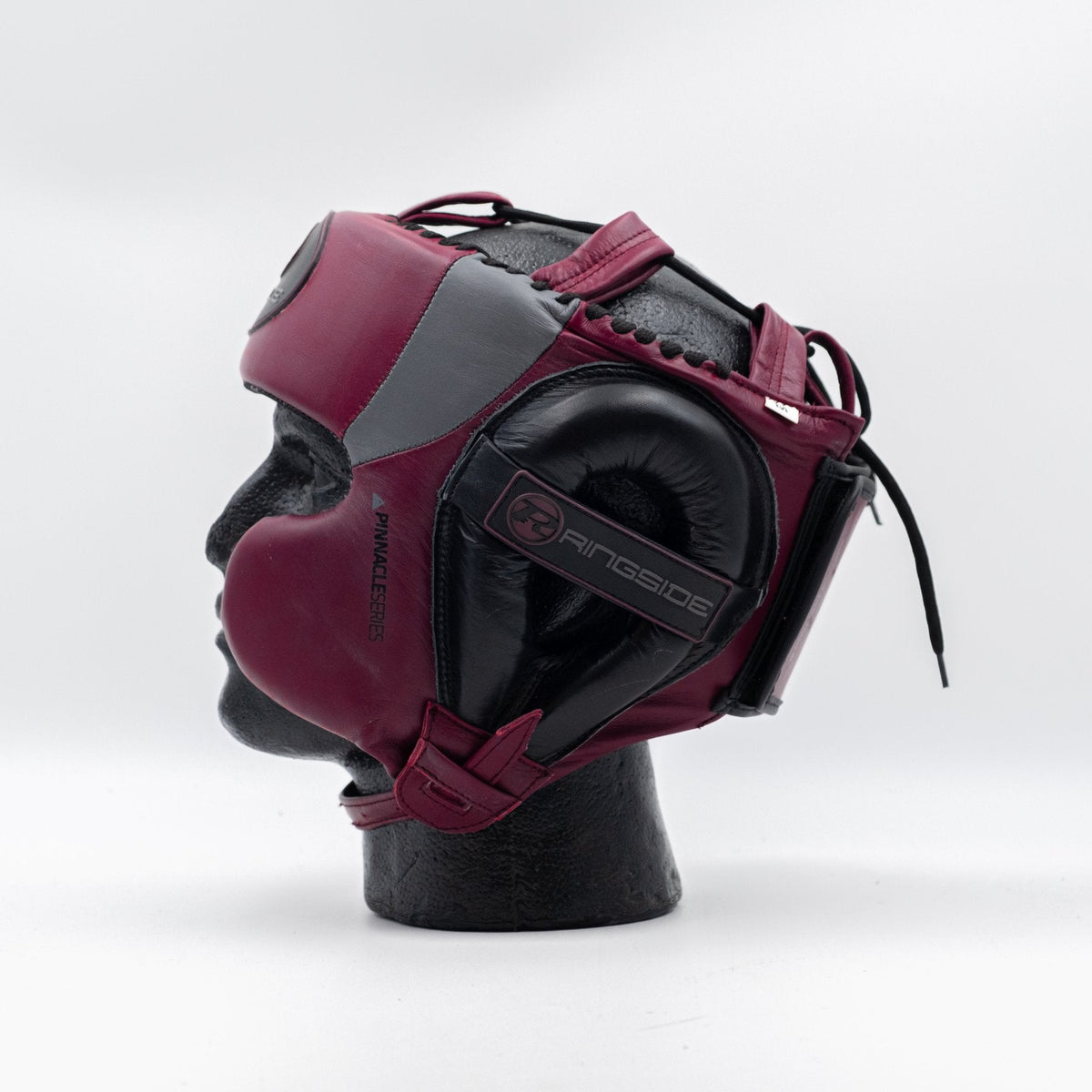Pinnacle Series Cheek Head Guard Maroon / Black / Grey