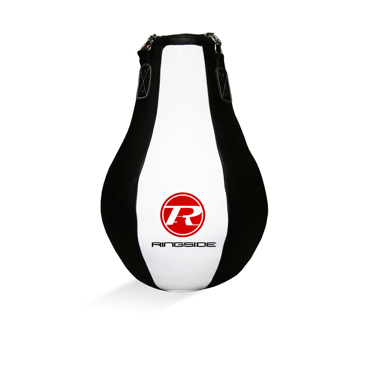 Synthetic Leather Maize Punch Bag - Black / White / Red