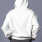 Embroidered Hoodie in Winter White