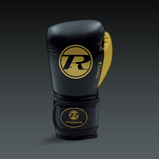 Junior Synthetic Leather Training Glove Black / Gold