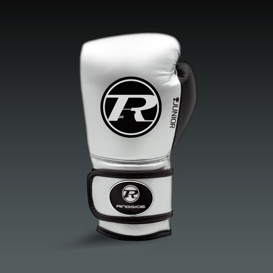 Junior Synthetic Leather Training Glove Silver / Black