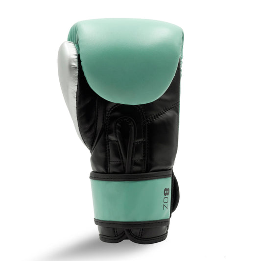Junior Synthetic Leather Training Glove Turquoise / Black