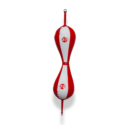Double End Ball Punch Bag - Red / White