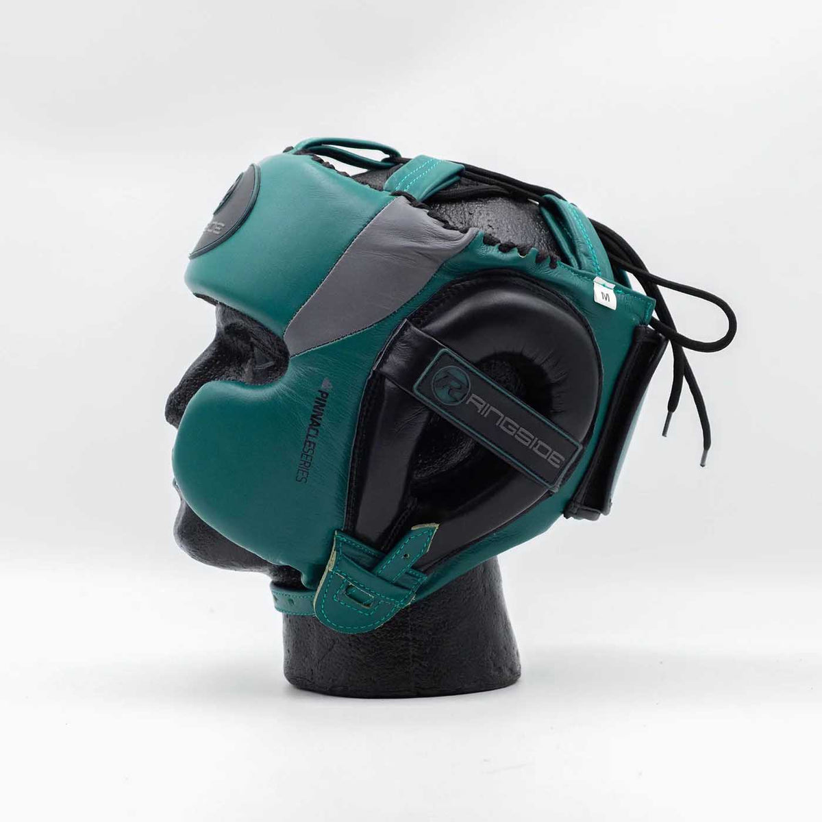 Ringside Boxing UK Pinnacle Series Cheek Head Guard Forest Green Black Grey