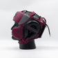 Pinnacle Series Cheek Head Guard Maroon / Black / Grey