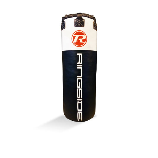 Synthetic Leather Jumbo Punch Bag - Black / White / Red