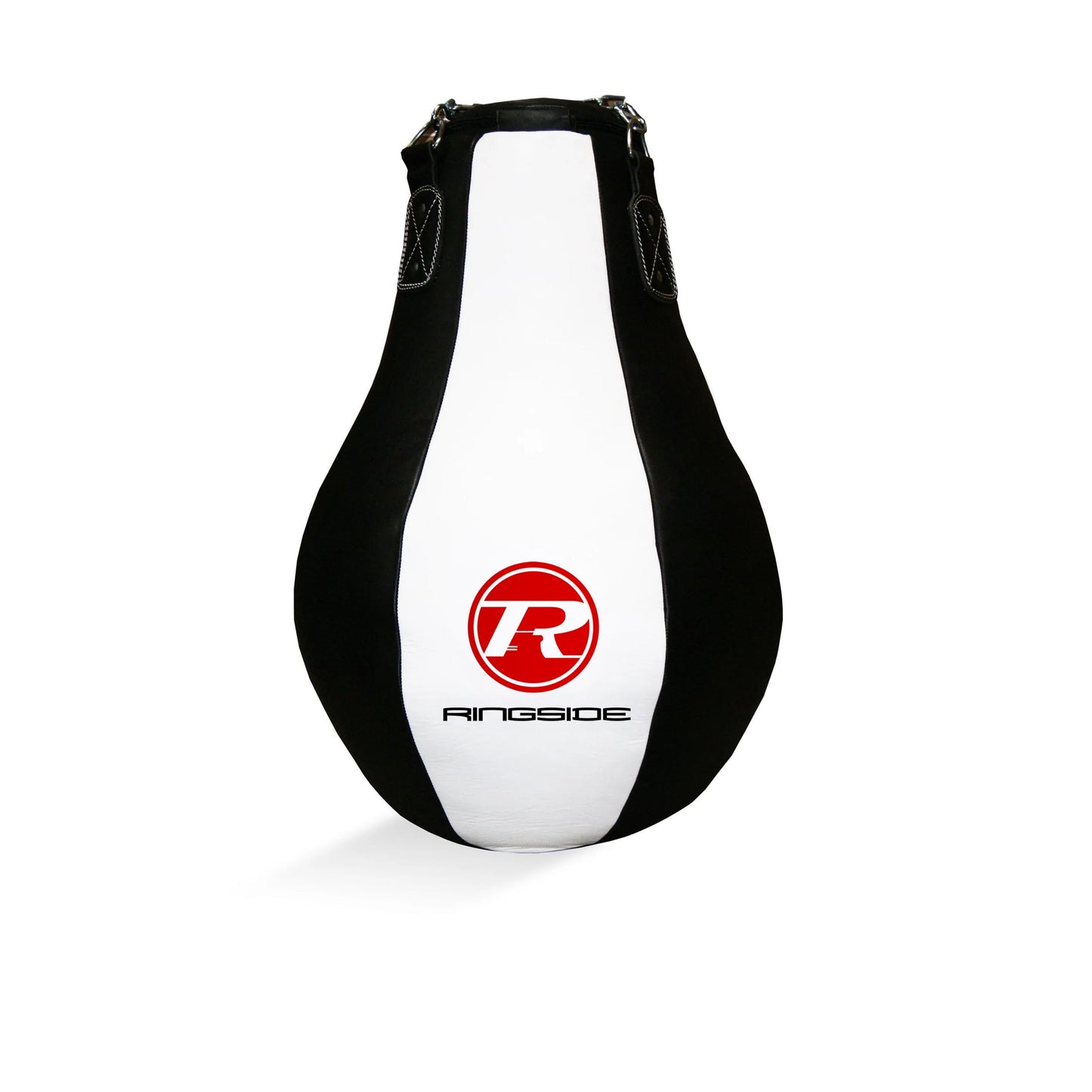 Synthetic Leather Maize Punch Bag - Black / White / Red