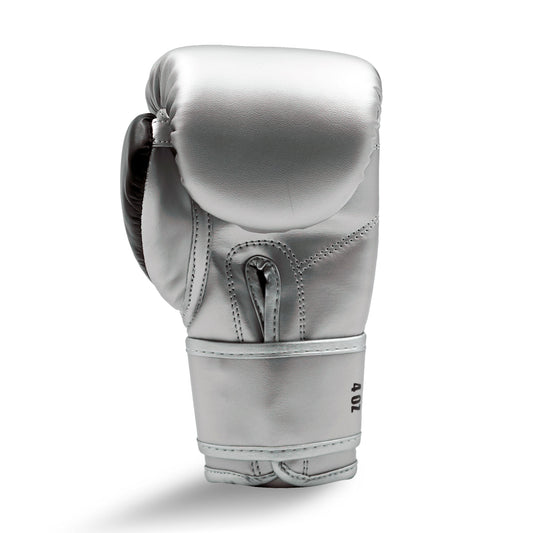 Junior Synthetic Leather Training Glove Silver / Black