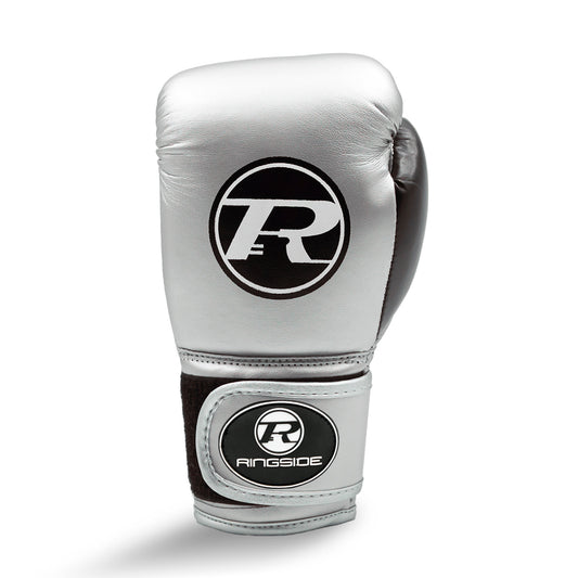 Junior Synthetic Leather Training Glove Silver / Black